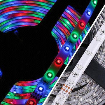 RGB strip light with SMD3528, 60LED/M, waterproof, 12V DC